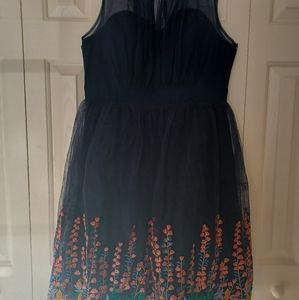NWT Modcloth Floral Geode Dress Nazy sz L